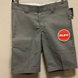 Dickies 'Flex' Slim Fit Work Utility Skater Punk Industrial Shorts 11" Inseam